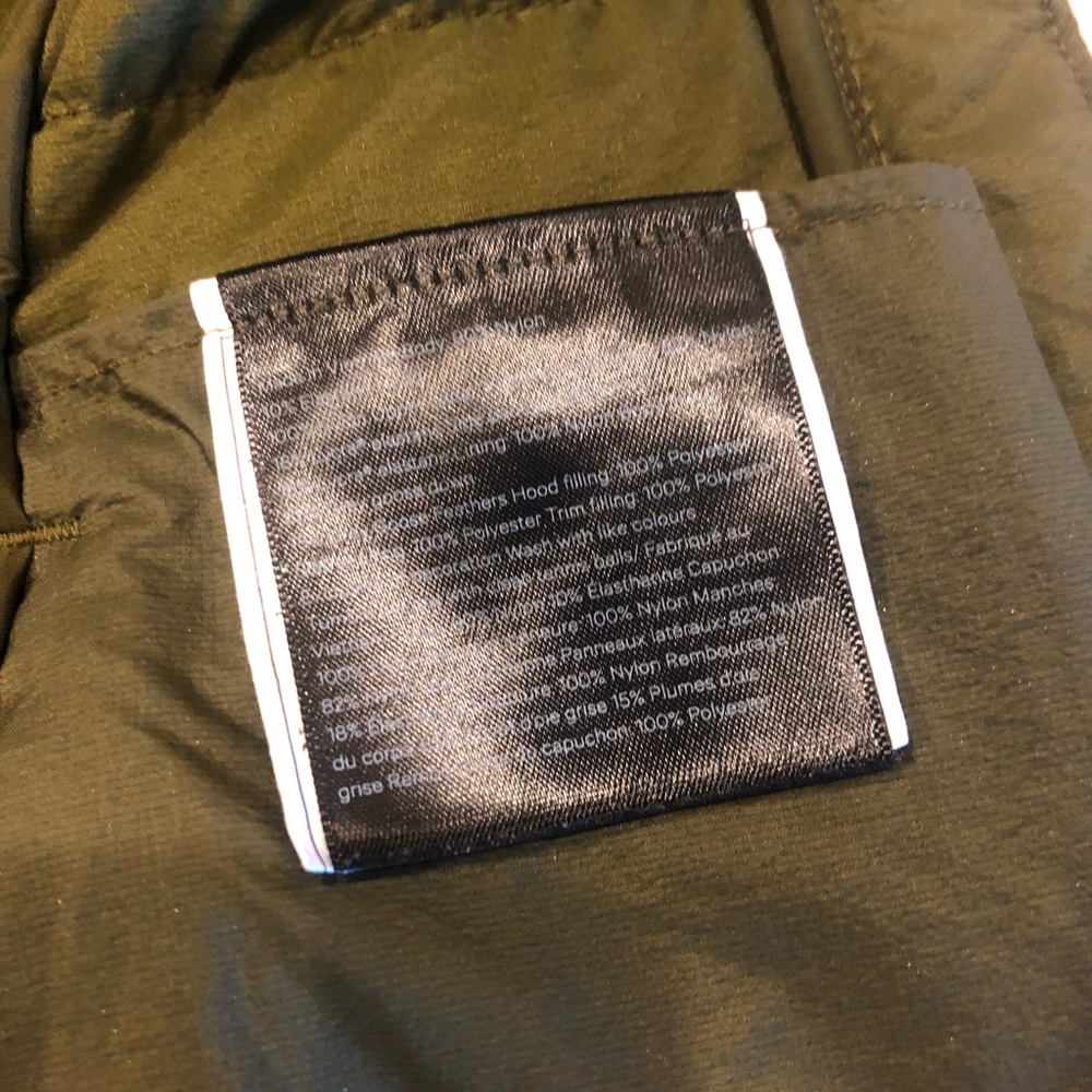 Lululemon Down For It All Jacket Size 6. Moss Green. Slim Fit, Hip Length - Picture 8 of 8
